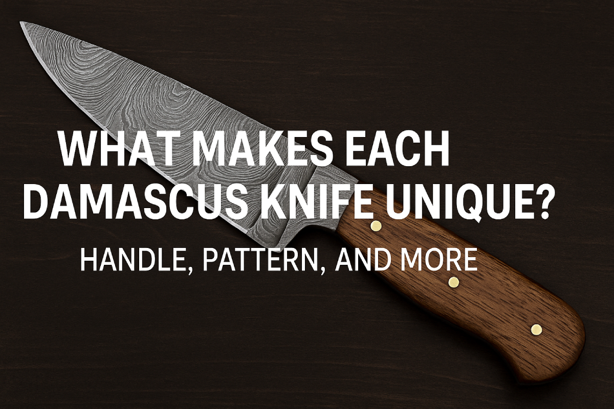 What Makes Each Damascus Knife Unique? Handle, Pattern and More