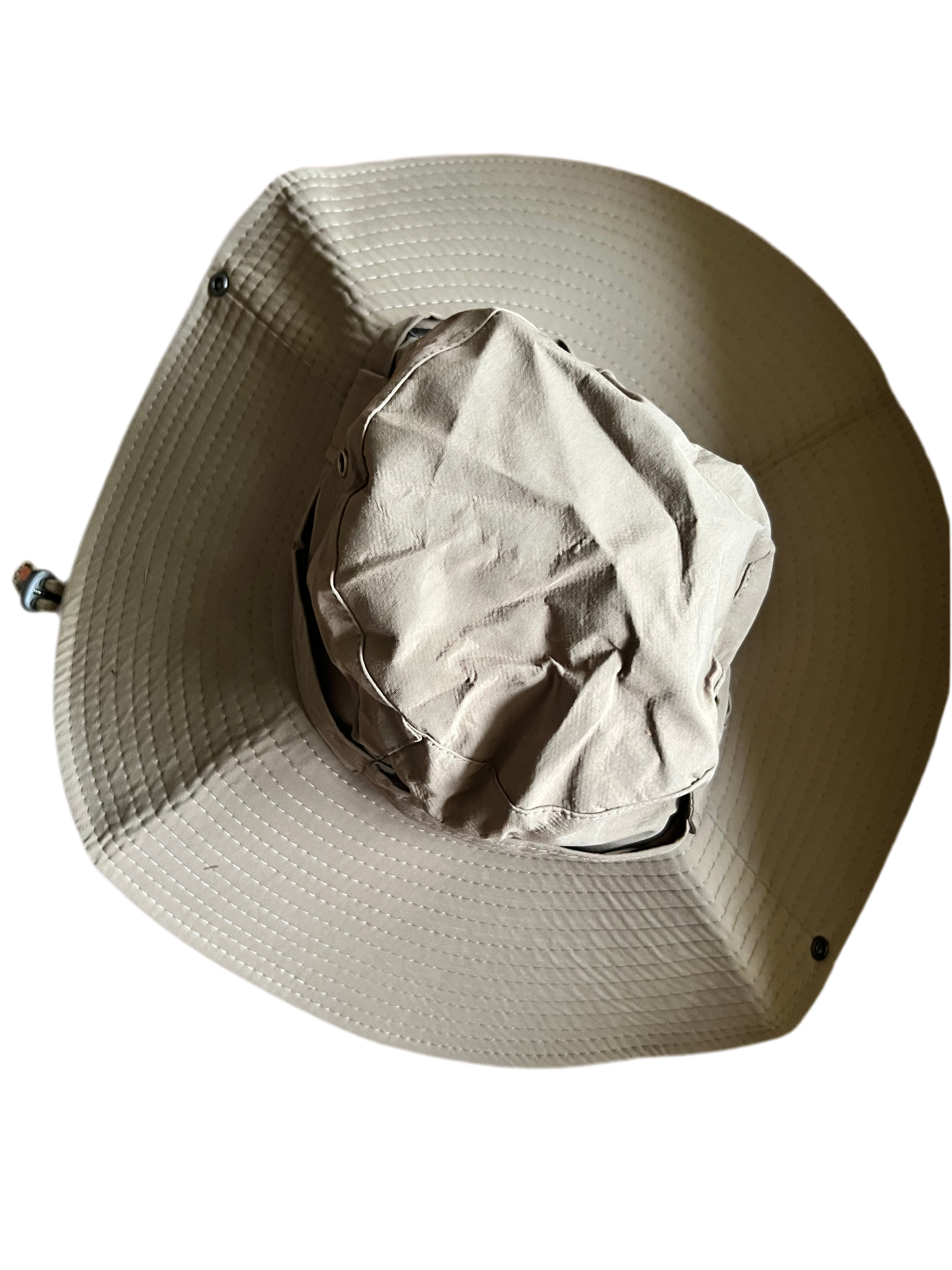 Wide Brim Sun Hat with Chin Strap – UV Protection Outdoor Hat