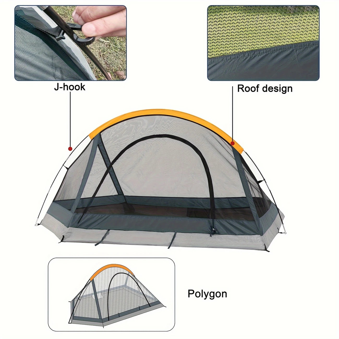 2-Person Lightweight Waterproof Camping Tent – Easy Setup