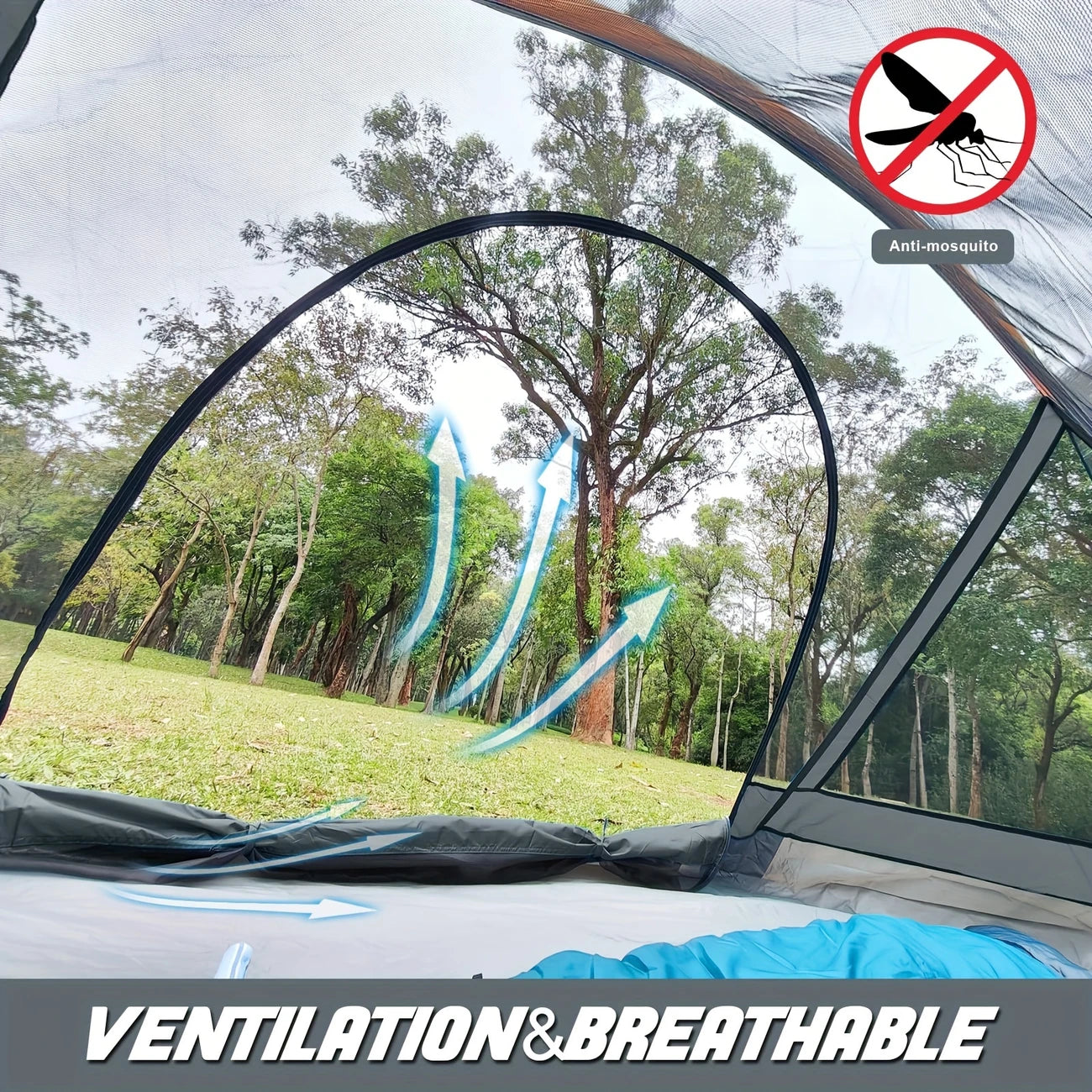 2-Person Lightweight Waterproof Camping Tent – Easy Setup