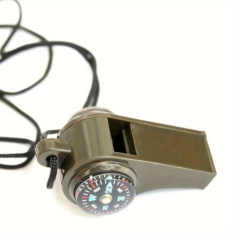 3-in-1 Survival Whistle with Compass & Thermometer – Outdoor Gear