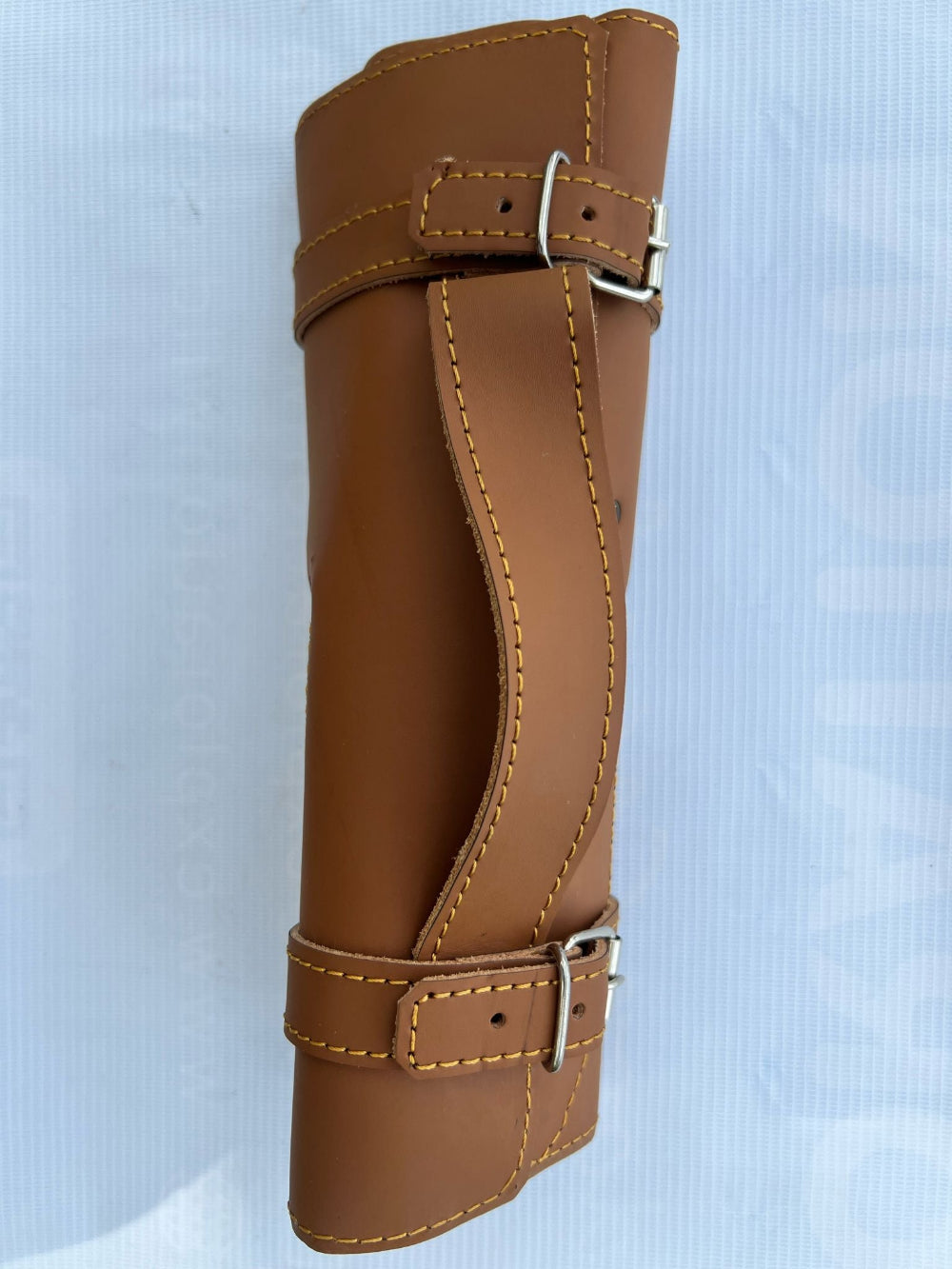 5-Piece Steak Set with Leather Roll – Bone & Horn Handles