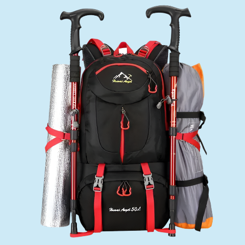 50L Waterproof Hiking Backpack – Lightweight Travel Daypack