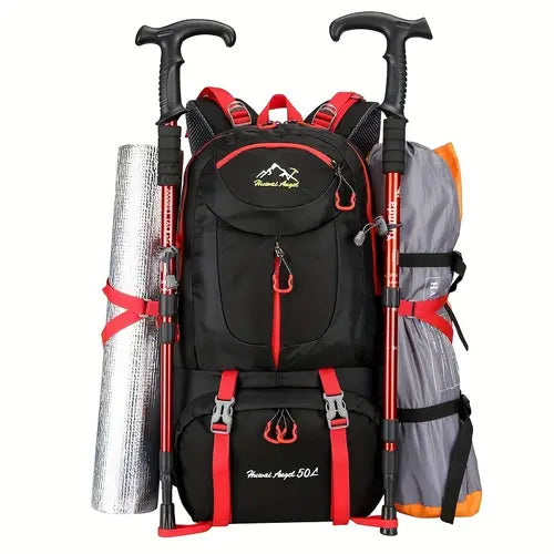 50L Waterproof Hiking Backpack – Lightweight Travel Daypack