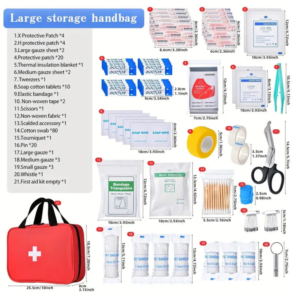 Compact First Aid Kit – Travel, Camping & Emergency Use