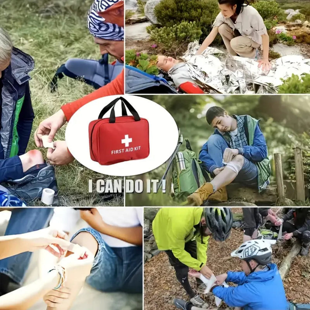 Compact First Aid Kit – Travel, Camping & Emergency Use