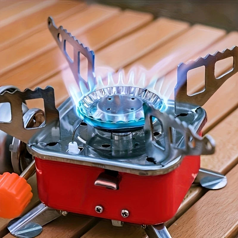 Portable Foldable Gas Camping Stove – Strong Firepower & Compact