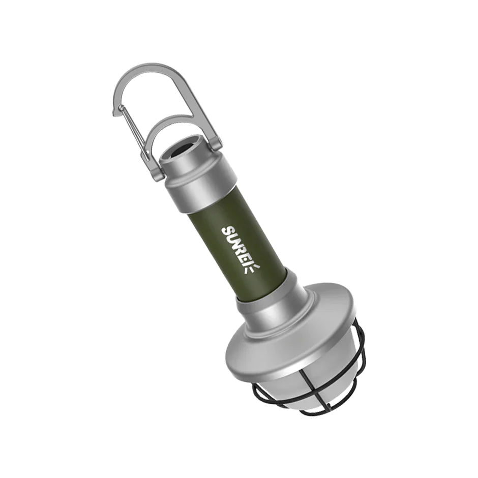 Portable Rechargeable Camping Light with Battery & Charger