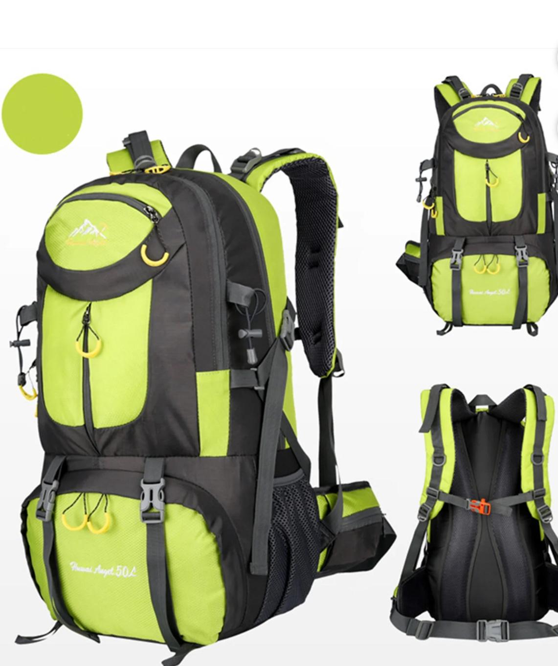 Waterproof 50L Backpack for Hiking, Camping & Travel