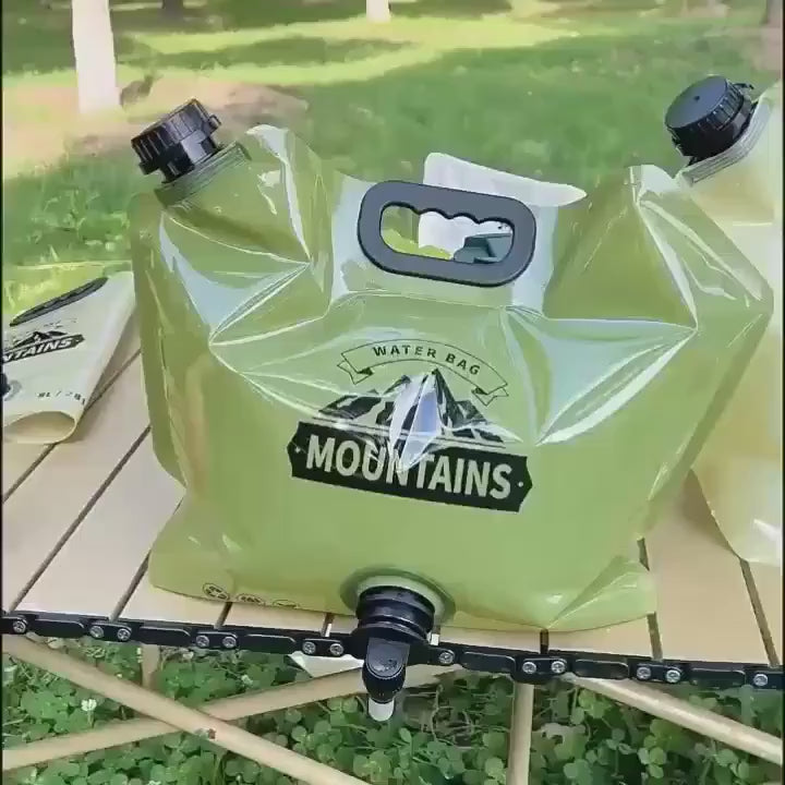 8L Foldable Water Bag – Portable Outdoor Camping Container
