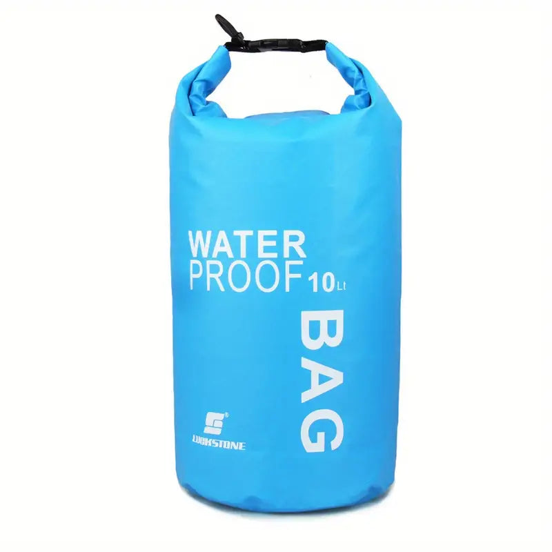 10L Blue Waterproof Dry Bag – Lightweight Roll-Top Outdoor Gear