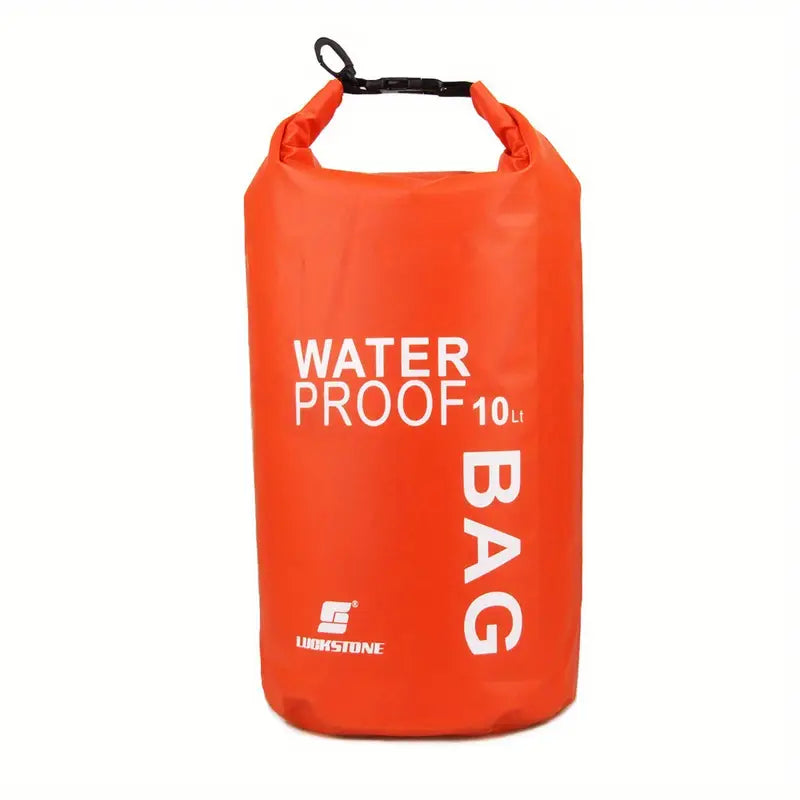 10L Orange Waterproof Dry Bag – Roll-Top Floating Gear Sack