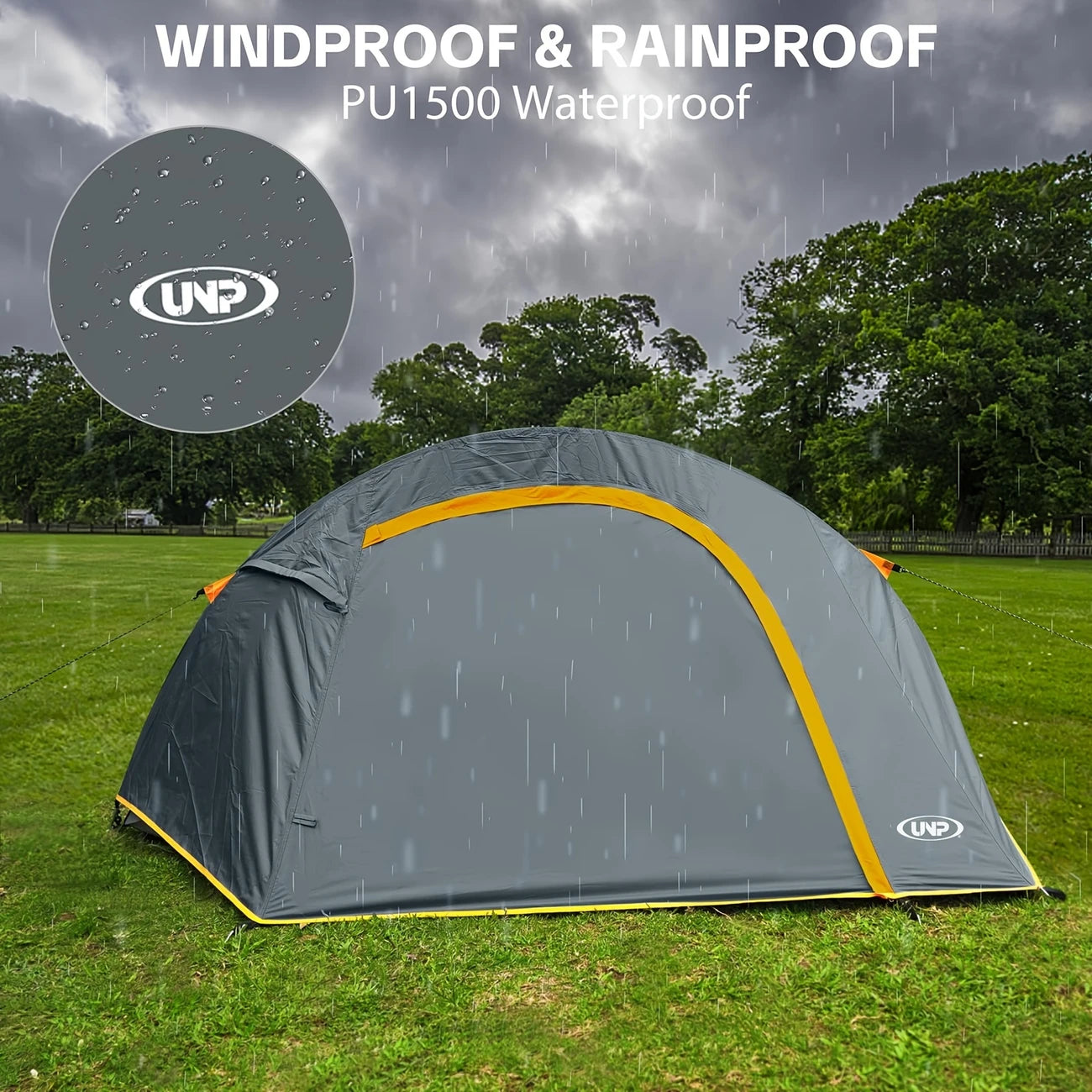 2-Person Lightweight Waterproof Camping Tent – Easy Setup