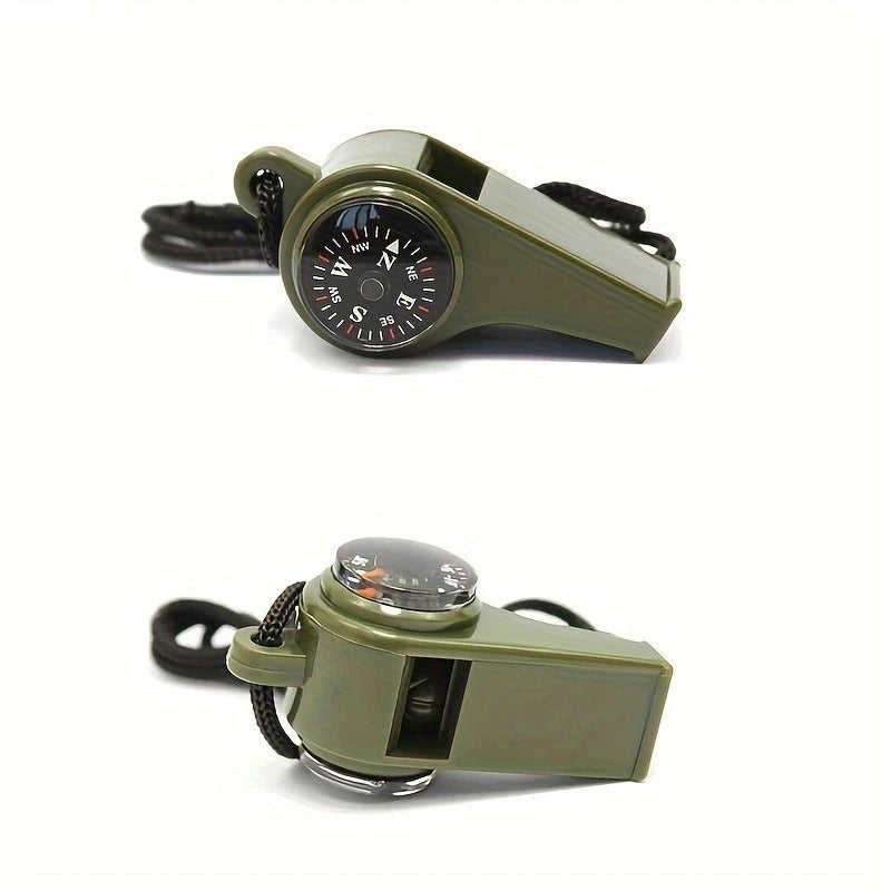 3-in-1 Survival Whistle with Compass & Thermometer – Outdoor Gear