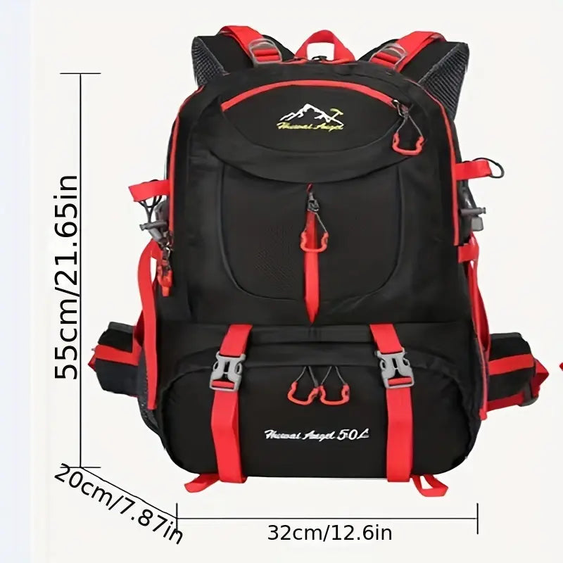 50L Waterproof Hiking Backpack – Lightweight Travel Daypack