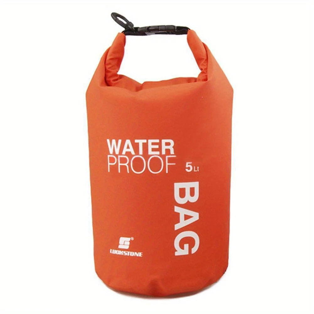5L Orange Waterproof Dry Bag – Compact Outdoor Gear