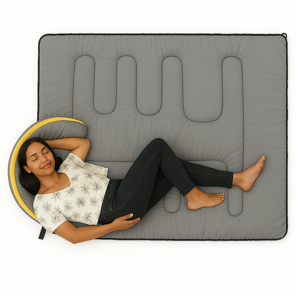 All-Season Waterproof Sleeping Bag with Pillow – 2-Person Option