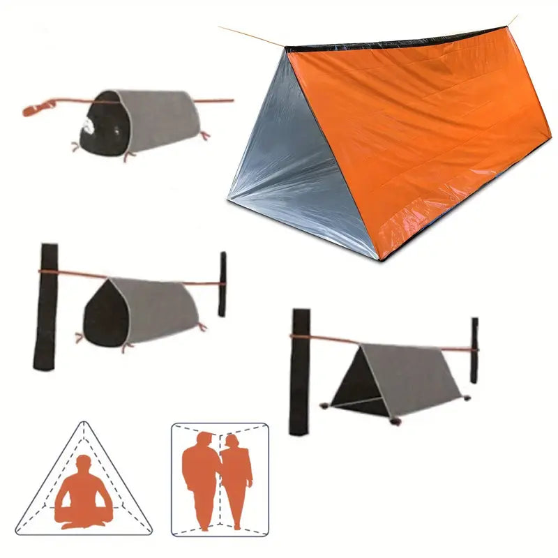 Emergency Sleeping Bag – Waterproof Survival Shelter 84"x37"