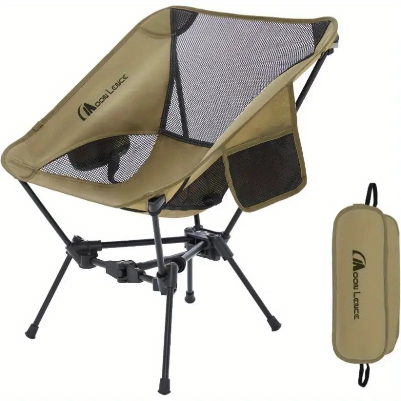 Moon Lence Folding Camping Chair – Lightweight & 400lbs Support