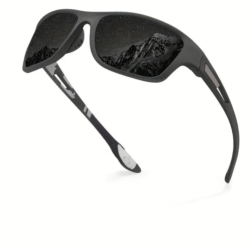Polarized Black Sport Sunglasses – UV400, 140mm Frame Size