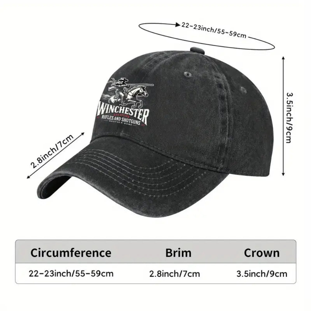 Vintage Winchester Baseball Cap – Adjustable Unisex Hat

