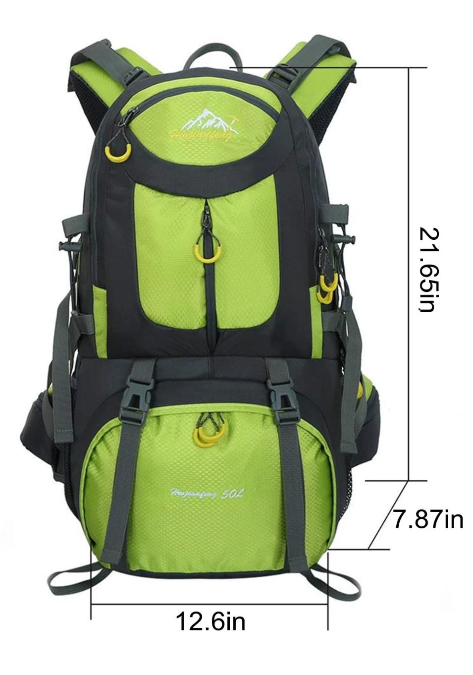 Waterproof 50L Backpack for Hiking, Camping & Travel
